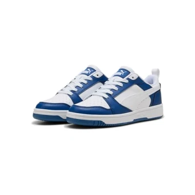 Bild av Puma Rebound V6 Unisex Sneakers för barn, Storlek: 38.5, Clyde royal/white Förstklassig skinnimitation