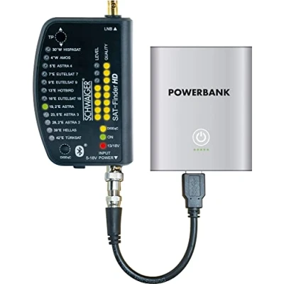 Bild av Schwaiger SF9003BTAKKU, 950 2150 MHz, 1 styck, Plast, Svart, 2 x BNC, 5 18 V