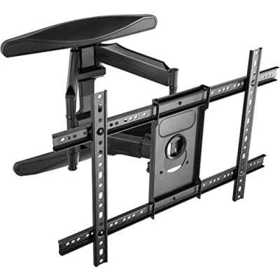 Bild av Poppstar TV väggfäste, stativ, vridbart extra starkt 40 75 tum för platt och curved/böjd upp till 45kg (VESA max. 600x400) vrid vinklingsbart fäste TV/skärm