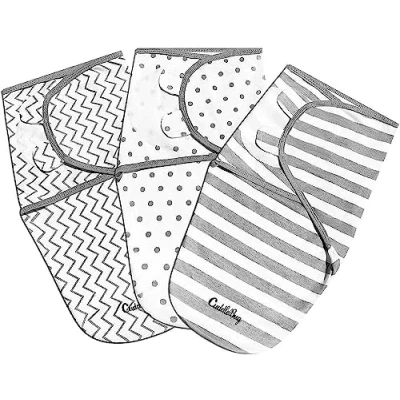 Bild av Baby skötfilt filt från Cuddlebug 3 pack universell justerbar sovfilt för spädbarn nyfödda 03 månader