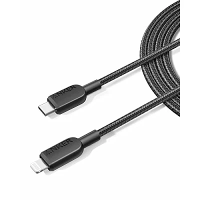Bild av Anker USB C till Lightning kabel, 310 laddningskabel 180 cm, MFi certifierad, snabbladdningskabel för iPhone 14/13/12/11 serien (laddare ingår ej)