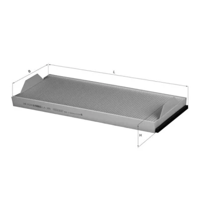 Bild av MAHLE ORIGINAL LA 358 Filtre d&#039;habitacle à particules 456,0 183 56,0