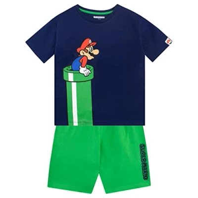 Bild av SUPER MARIO BROS Pojkar T Shirt och Shorts set Flerfärgad 158