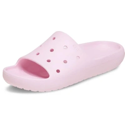 Bild av Crocs Classic Slide v2 Strandsandal unisex vuxen, Pink Milk, 43/44 EU