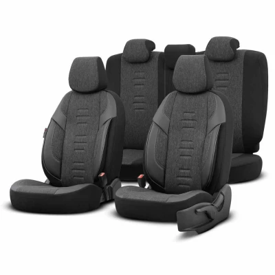 Bild av Otom THRONE 102 OT86755 Bilsätesskydd grå Textil Fram, Bak