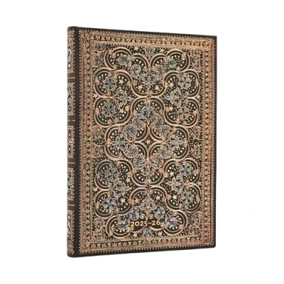 Bild av 2026 Restoration (The Queen’s Binding) Midi 18 month Horizontal Hardcover Flexi Dayplanner 2025 (Elastic Band Closure): Kalendarz miesięczny