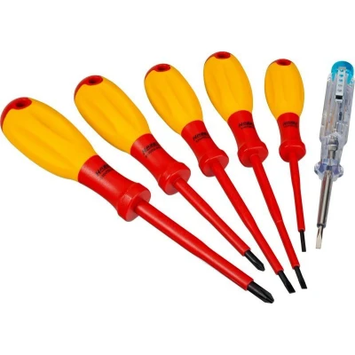 Bild av HAZET 810/6VDE Kit de tournevis 6 Étui plastique VDE
