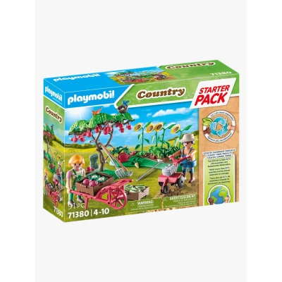 Bild av Playmobil 71380 Country Starter Pack Byggsats Grönsaksträdgård