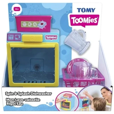 Bild av Tomy Toomies My Rigol&#039;Eau diskmaskin interaktiv babybadleksak med tillbehör lärande, motorik och fantasi från 18 månader