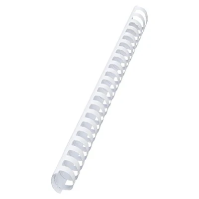 Bild av GBC CombBind bindningskammar, 38 mm, 330 arkkapacitet, A4, 21 ring, vit, 50 pack, 4028205
