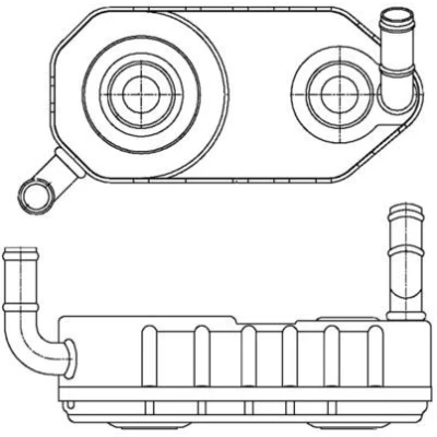 Bild av MAHLE ORIGINAL CLC 177 000S Radiateur d&#039;huile de boite vitesse automatique VOLKSWAGEN: TRANSPORTER 4 Bus