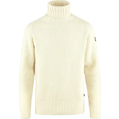 Bild av Fjällräven ÖVIK Roller NECK Sweater M Stickad tröja, Storlek: Small, Chalk white