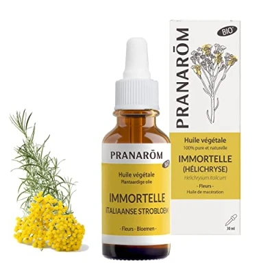 Bild av Pranarôm Vegetabilisk olja immortelle Bio Helichryse italiensk Sommité Floral 30 ml