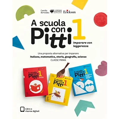 Bild av A Scuola Con Pitti. Italiano, matematica, storia, geografia e scienze. Per la elementare. espansione online (Vol. 1)