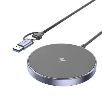 Bild av BENFEI trådlös magnetisk laddare 15w kompatibel med laddare/iPhone 16/16 Pro/16 Plus/16 Pro Max/iPhone 15 Max Plus/iPhone 14 13 12 Series, magsäker laddningsplatta, kan