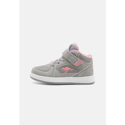 Bild av Kangaroos KCPI Kalino Höga sneakers för barn, Storlek: 21, Ultimate grey/dusty rose Skinnimitation/textil