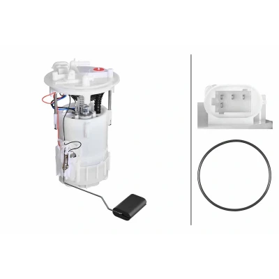 Bild av HELLA 8TF 358 306 871 Unité d&#039;injection de carburant avec joint d&#039;étanchéite, palpeur électrique Essence RENAULT: Kangoo I