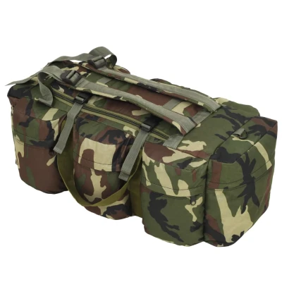 Bild av 3 i 1 Militärinspirerad duffelväska 90 L kamouflage