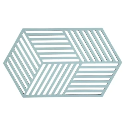 Bild av Zone Denmark Hexagon Grytunderlägg 24 x 14 0,9 cm Fog blue