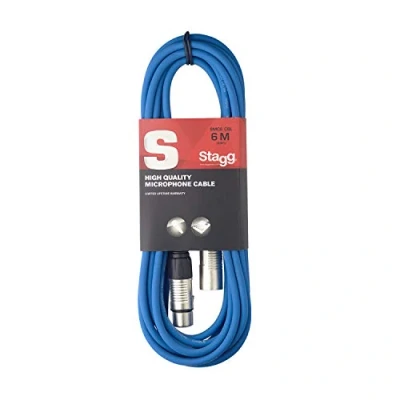 Bild av Stagg SMC6 CBL 6 M XLR till mikrofonkabel blå