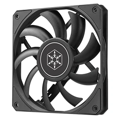 Bild av SilverStone Air Slimmer 120, förbättrad prestanda 120 mm tunn fläkt med full räckvidd PWM, SST AS120B