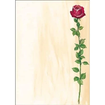 Bild av Sigel DP695 skrivpapper &quot;Rose Bloom&quot;, A4, 90 gsm, 25 ark