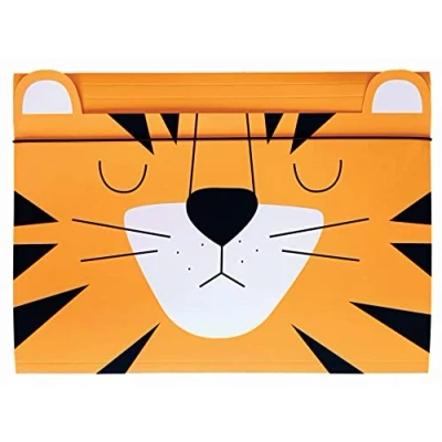 Bild av Mapp A5 Kartong Soft Touch Tryckt Inuti och Utomhus Rolig Form Tiger