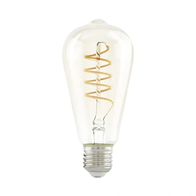 Bild av EGLO LED glödlampa ST64 Spiral 4W/822 270 lumen clear 3 step dimmable E27