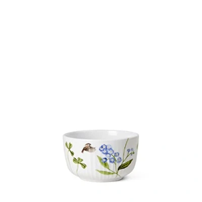 Bild av Kähler Design Hammershøi Summer förgätmigej inte skål av porslin, mått: Höjd: 75 mm, diameter: 12 cm, 692624