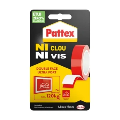 Bild av Pattex Ni Clou Vis Adesivo di fissaggio, 120 kg, 19 mm x 1,5 m