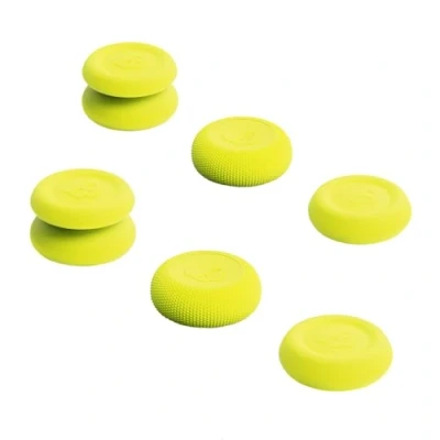 Bild av Skull &amp; Co. Skin, CQC and FPS Thumb Grip Set Joystick Cap Analog Stick for Nintendo Switch Pro Controller PS5 / PS4 Slim/Pro Neon Yellow, 3Pairs(6pcs)