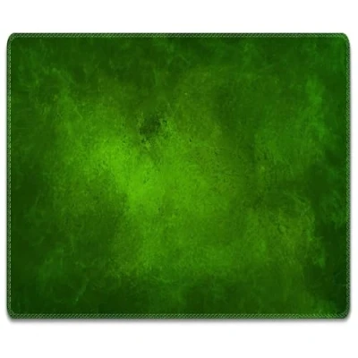 Bild av Silent Monsters Musmattor storlek S (24 x 20 cm) kantsöm, sydda kanter, Musmatta Design: Grön, Skridssäker Gummigolv, Mousepad för kontor och spel