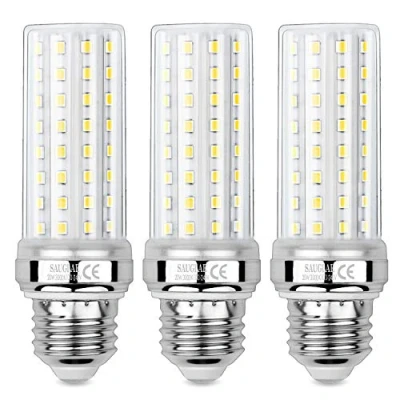 Bild av SAUGLAE 20 W LED majslampor, 150 glödlampor ekvivalent, 3 000 K varm vit, 2 300 lm, E27 Edison skruvglödlampor, pack