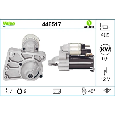 Bild av Startmotor VALEO 446517