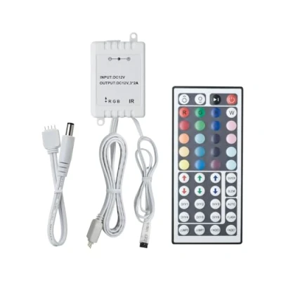 Bild av Paulmann 70202 YourLED RGB styrenhet för LED Strip med IR fjärrkontroll Stripe tillbehör Vit plast 12V DC Omkoppling Dimring Styrning Programmering