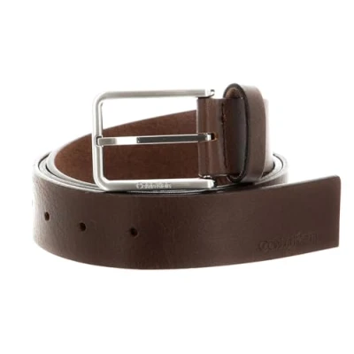 Bild av Calvin Klein Warmth Oiled Grain Skärp, Storlek: 125, Dark brown