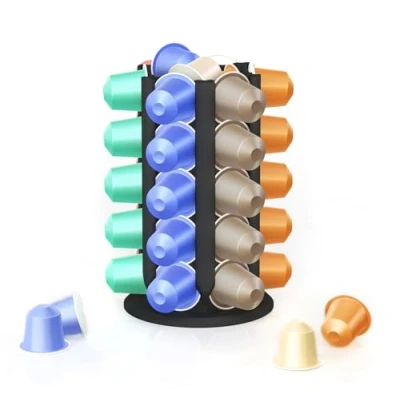 Bild av NewGround Designs Kapselhållare för Nespresso kapslar (30+ kapslar) kapseldispenser, kapselstativ, hållare, kapseltorn