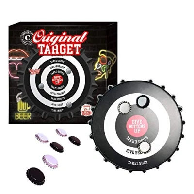 Bild av Original Target Magnet with Dares Premium Quality Skill Game 6 Beer Caps Drinking Drinks Party House OriginalCup®