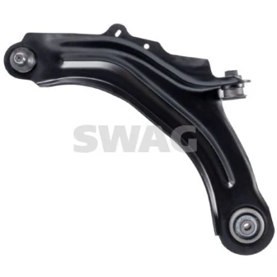 Bild av SWAG 60 92 2135 Bras de suspension avec roulement Essieu avant gauche, inférieur barre oscillant transversal Tôle d&#039;acier 16 RENAULT: MEGANE 2