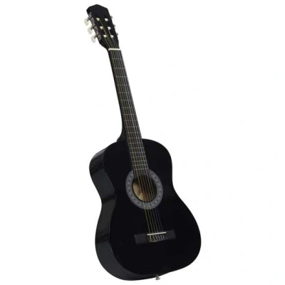 Bild av VidaXl Gitarr För Nybörjare Och Barn Klassisk Svart 3/4 36&quot;