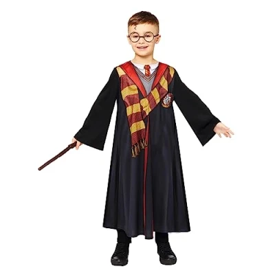 Bild av Amscan Harry Potter, Hogwarts, Gryffindor, Mage, trollkarl, karneval, fettisdag