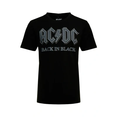 Bild av Mister TEE ACDC BACK IN Black Tshirt med print, Storlek: Small,
