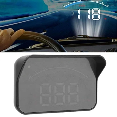 Bild av Universal Bil HUD Heads Up Display, Display för Bilar, High Definition OBD Vindruta Projektor Överhastighet Säkerhetslarm, Visningshastighet, Vattentanktemperatur, Spänning