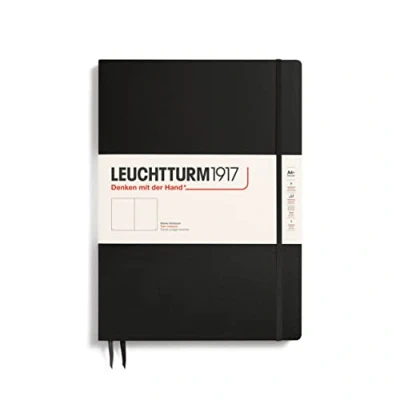 Bild av Notes Leuchtturm1917 Master Slim gladki czarny