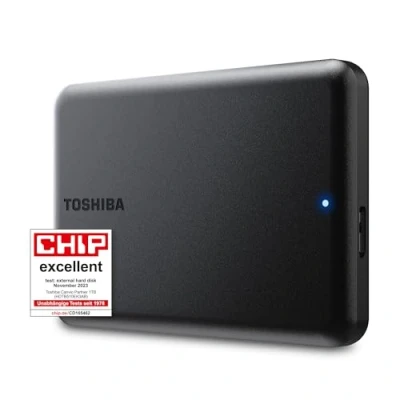 Bild av Toshiba Canvio Partner 1 TB Portable 2,5 tum extern HDD, USB 3.2 Gen 1, kompatibel med Mac och Windows, driven