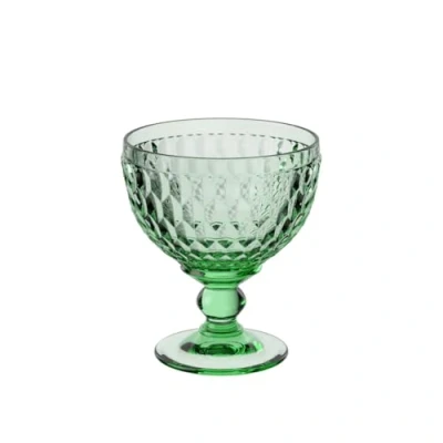 Bild av Villeroy och Boch Boston col. Champagneskål grönt, extravagant, attraktivt glas för champagne, kristallglas, grön, 400 ml, 125 mm