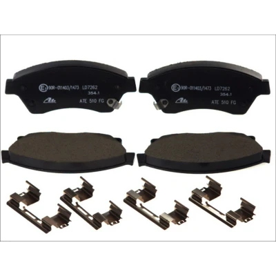 Bild av ATE Ceramic 13.0470 7262.2 Jeu de plaquettes frein avec indicateur d&#039;usure accessoires OPEL: Astra J 5 portes, GTC