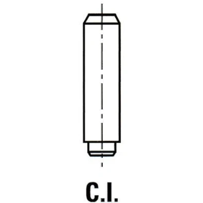 Bild av IPSA VG056800 Guide de soupape 8,03 Fonte grise