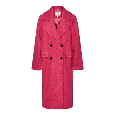 Bild av YAS dam Yasmila Ls ull mix rock S. Noos ullrock, Fuchsia lila, L