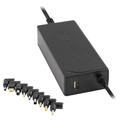 Bild av NGS W 70W Portable Charger Automatic for PC Laptop, 9 Tips, 230V Input, Power, Black